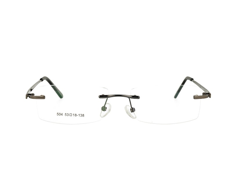 Rimless man's design metal Optical frame Eyewear