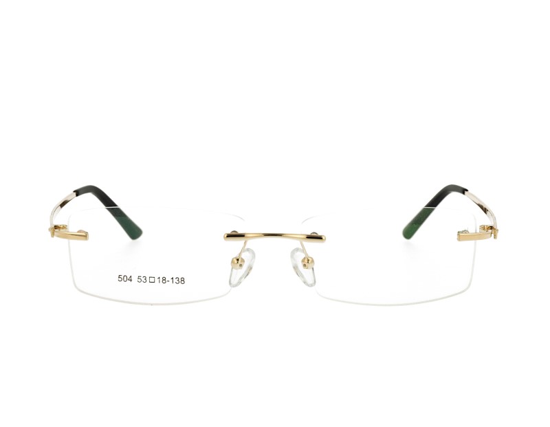Rimless man's design metal Optical frame Eyewear
