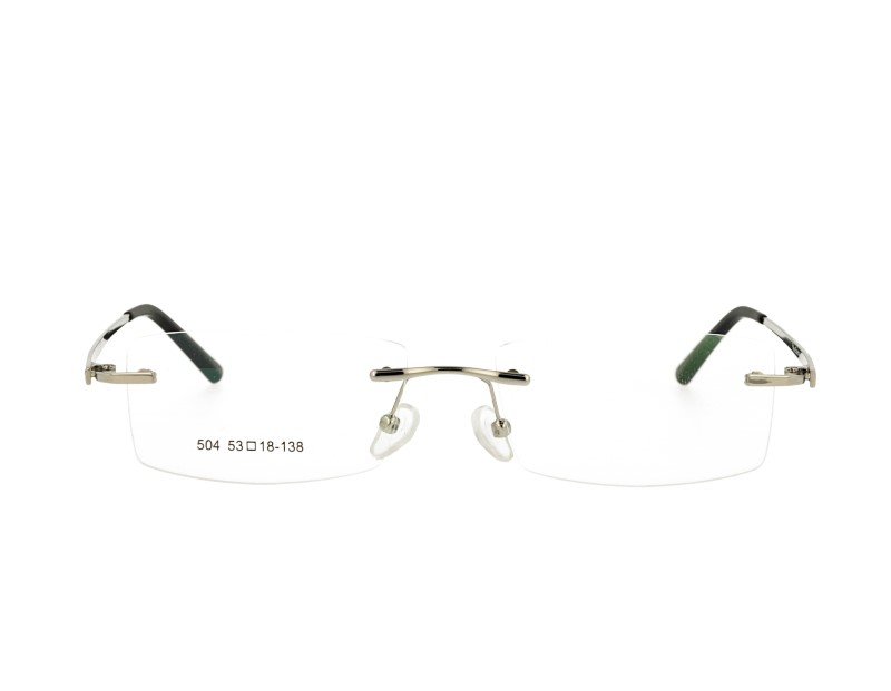 Rimless man's design metal Optical frame Eyewear