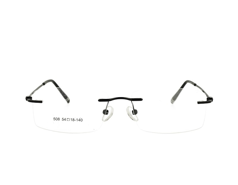 Rimless man's metal Optical frame Glasses