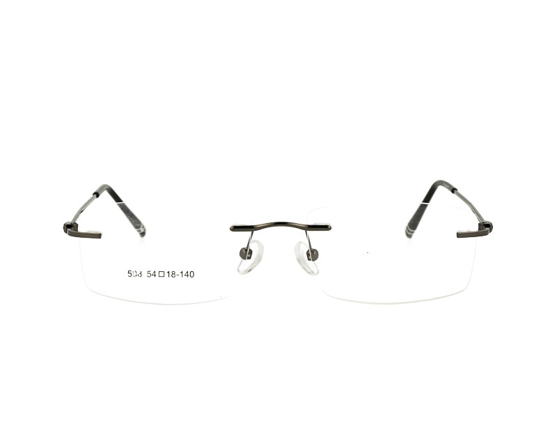 Rimless man's metal Optical frame Glasses