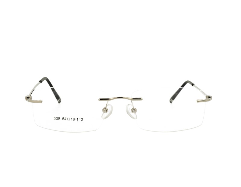 Rimless man's metal Optical frame Glasses