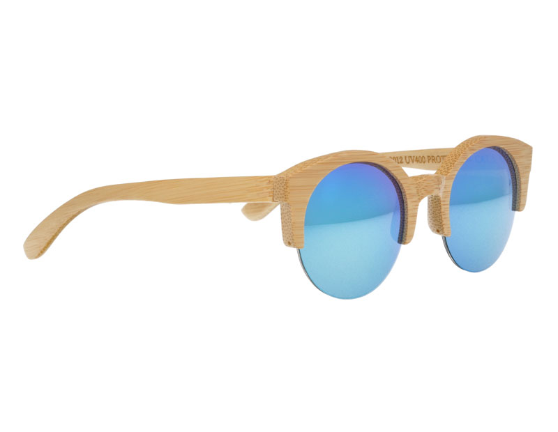 Cat Eye Nature bamboo womans UV400 Sunglasses