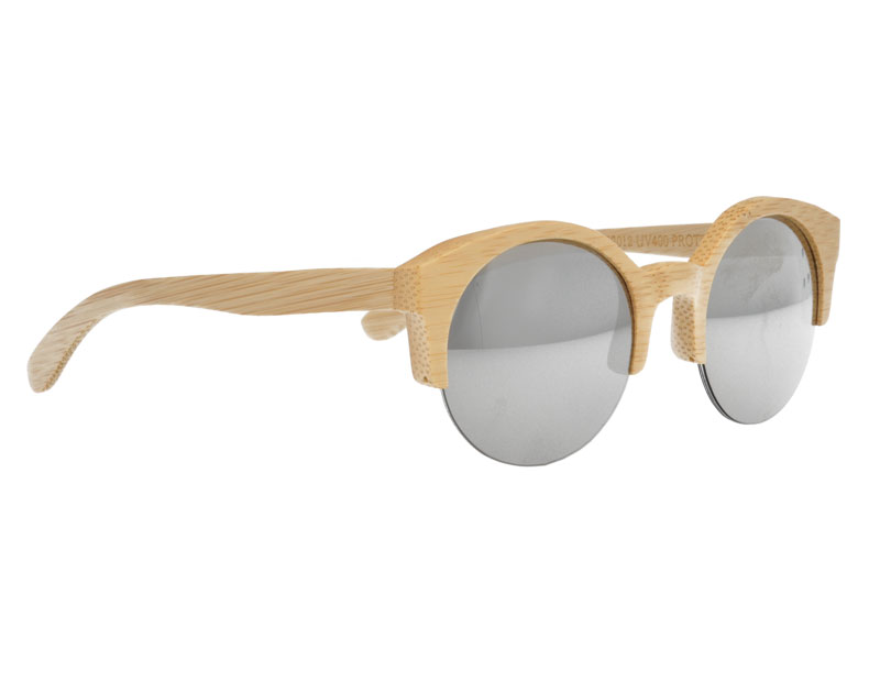 Cat Eye Nature bamboo womans UV400 Sunglasses