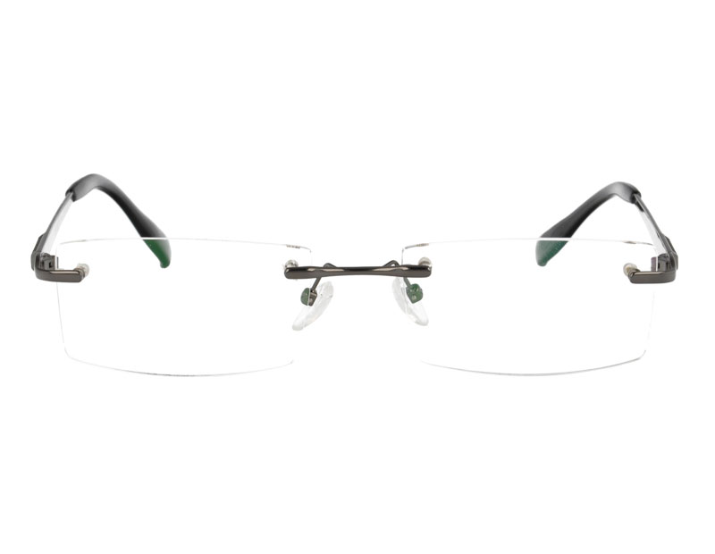 Rimless Designer man's metal Optical frame Glasses