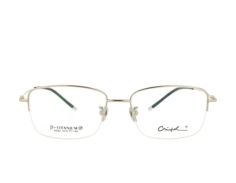 Man's Half Rim Pure Titanium Optical Eyeglasses  Frame