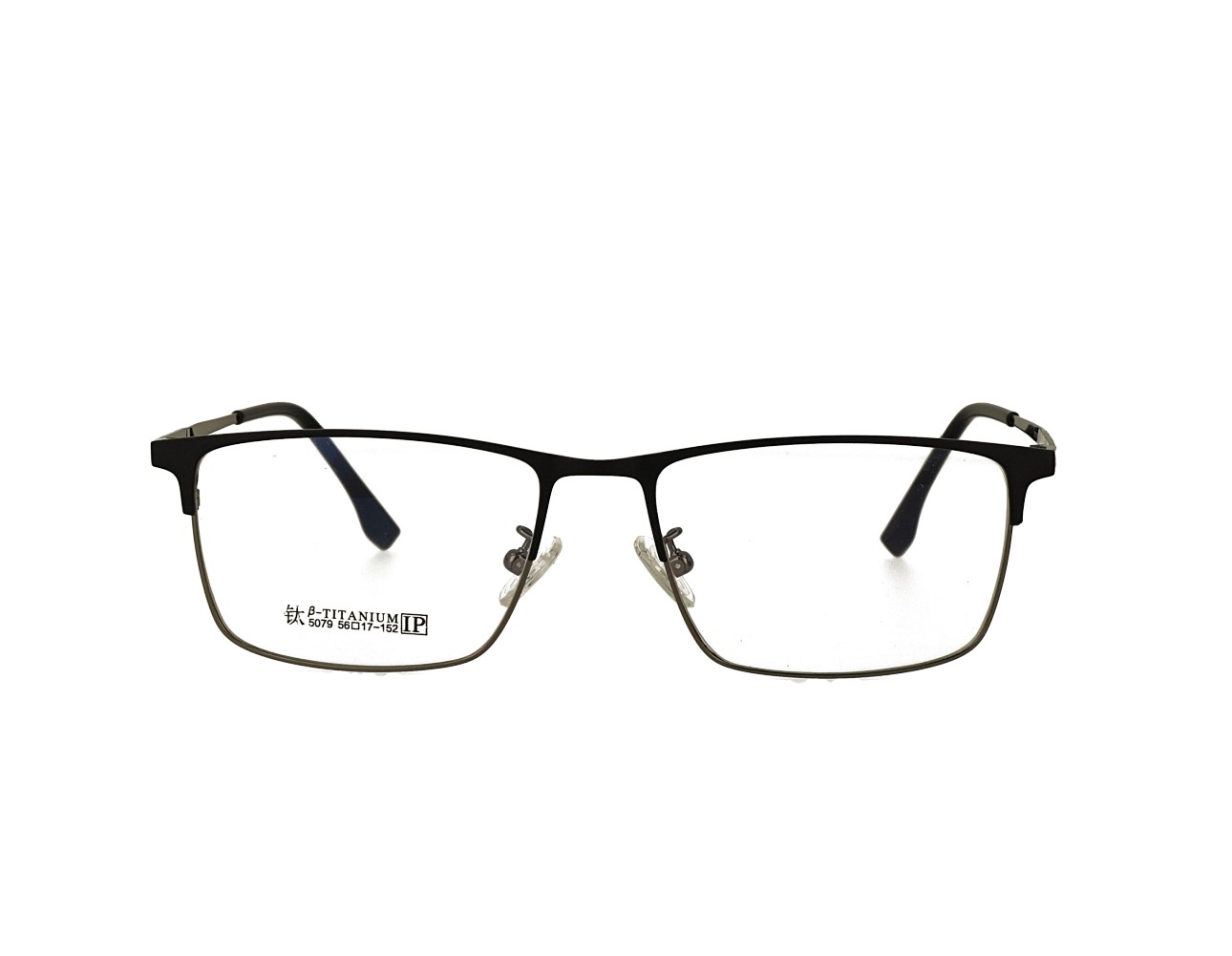 56 Size Rectangle Designer Optical frame Stainless Steal Eyeglasses Mans Eyewear