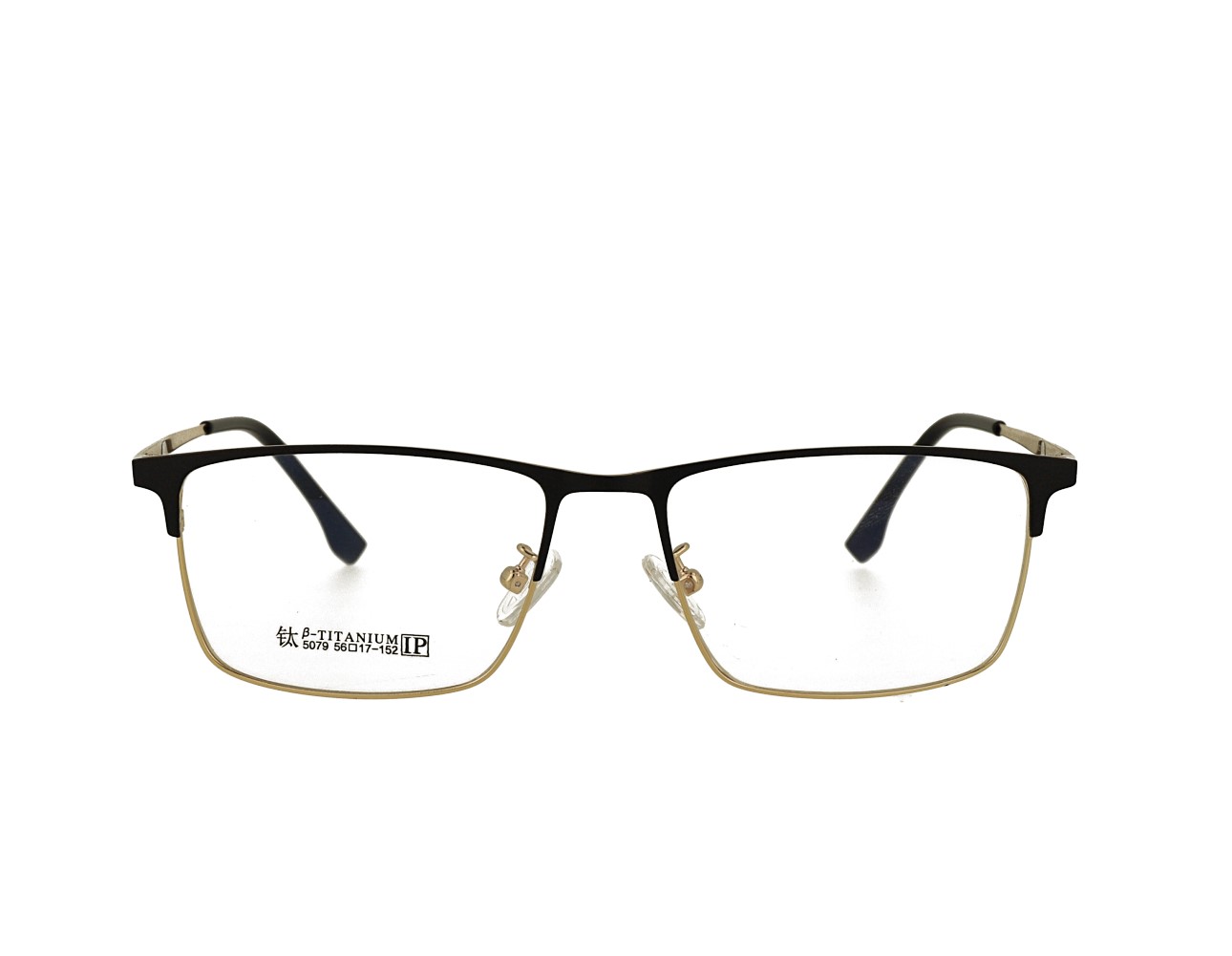 56 Size Rectangle Designer Optical frame Stainless Steal Eyeglasses Mans Eyewear