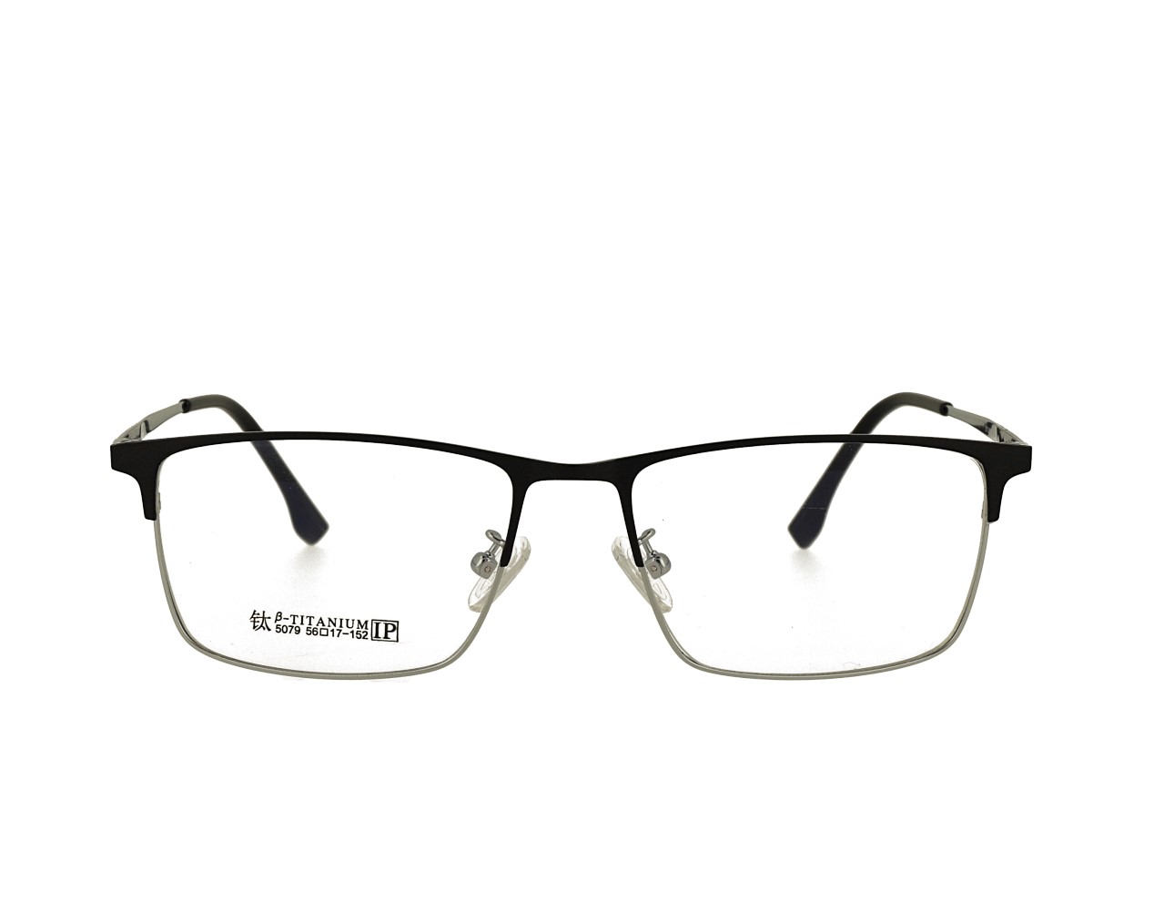 56 Size Rectangle Designer Optical frame Stainless Steal Eyeglasses Mans Eyewear