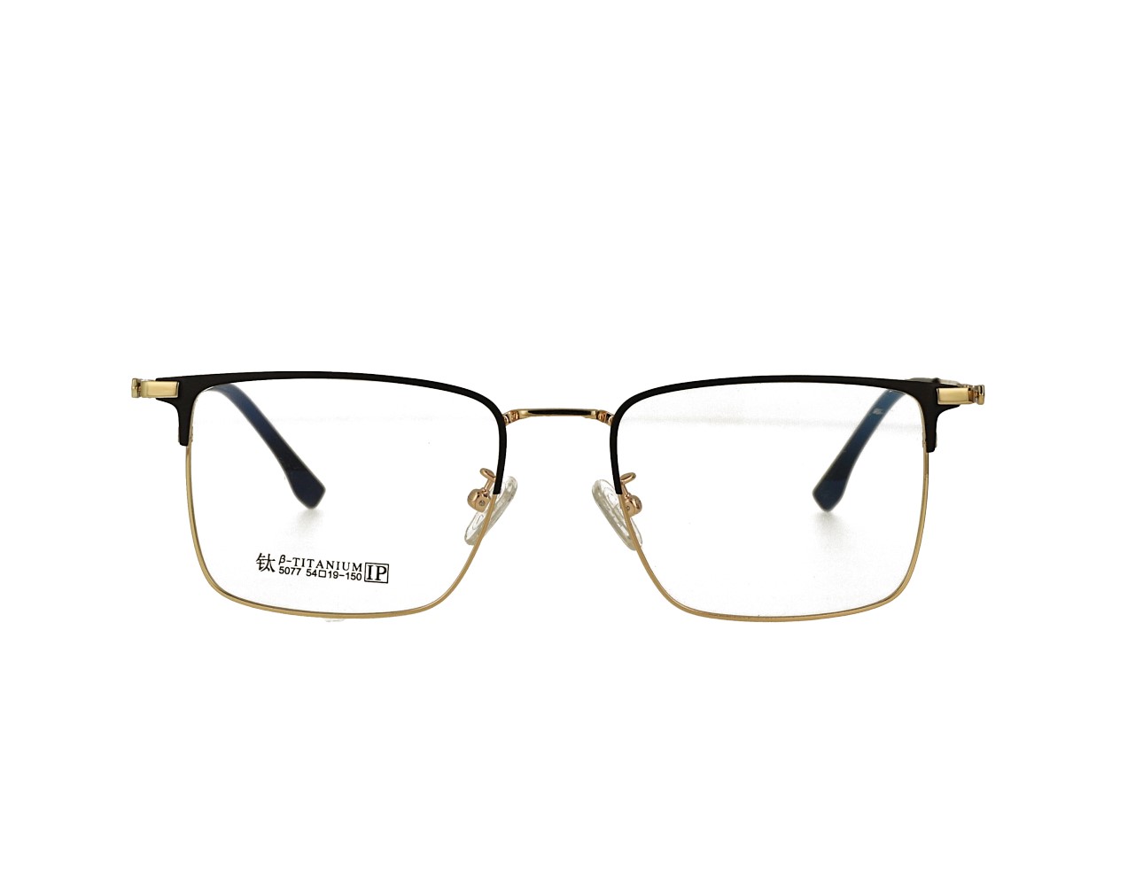54size Rectangle Designer Optical frame Stainless Steal Eyeglasses Mans Eyewear