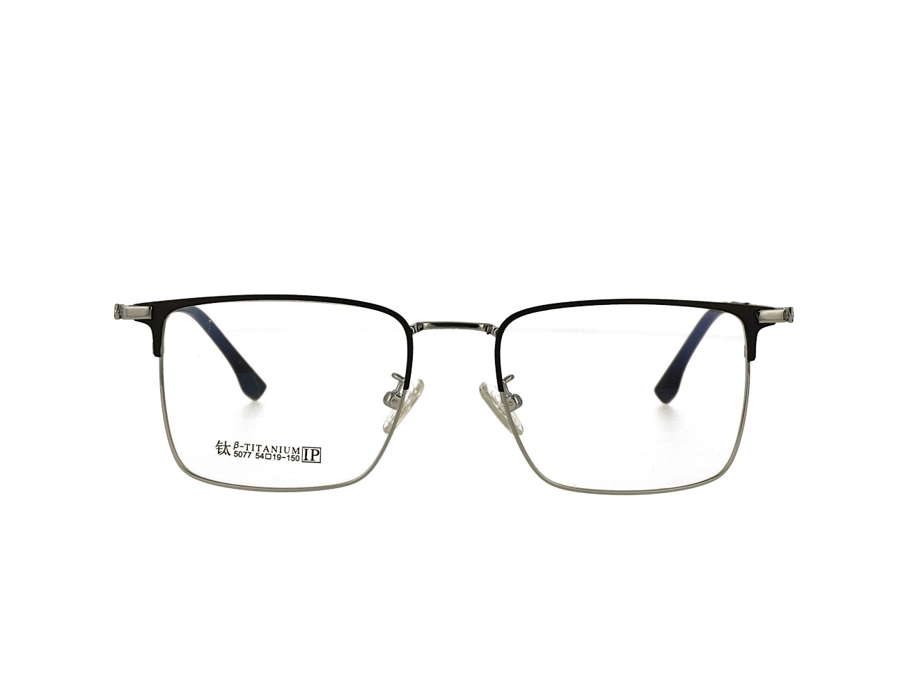 54size Rectangle Designer Optical frame Stainless Steal Eyeglasses Mans Eyewear