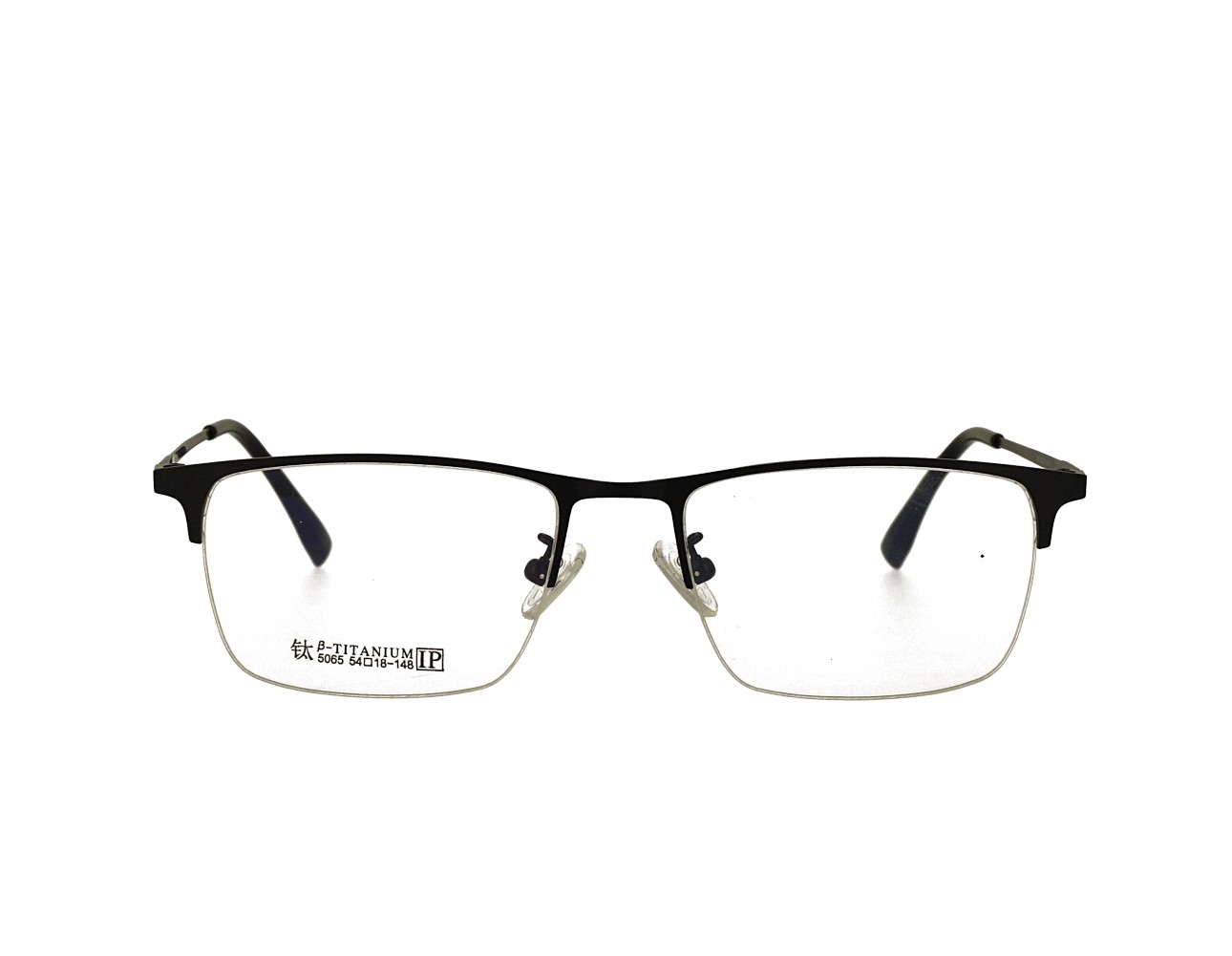 54 size Designer Half Rim Optical frame Stainless Steal Eyeglasses Manufacturer