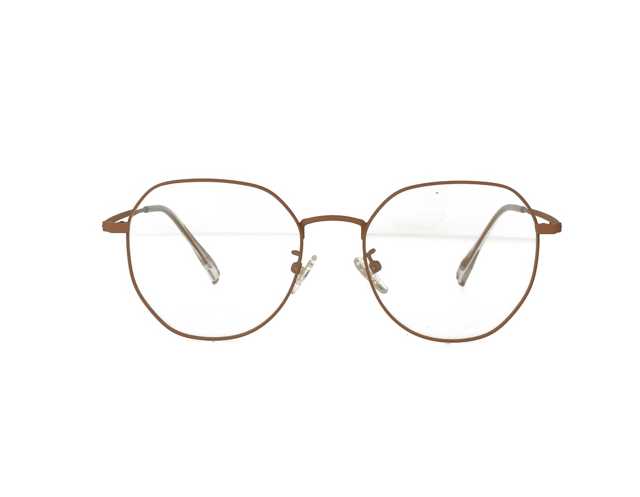 55 size HexagonUnisex Retro Optical frame Vintage Eyeglasses Supplier