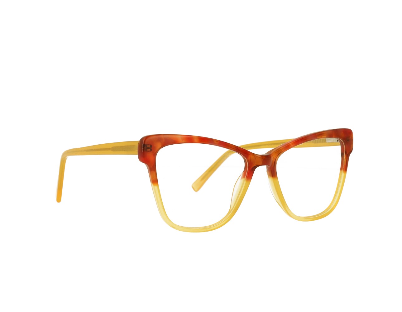 54 Size Design Woman's Cat Eye Optical frame Acetate Eyeglasses Spring Hinge Eyewear