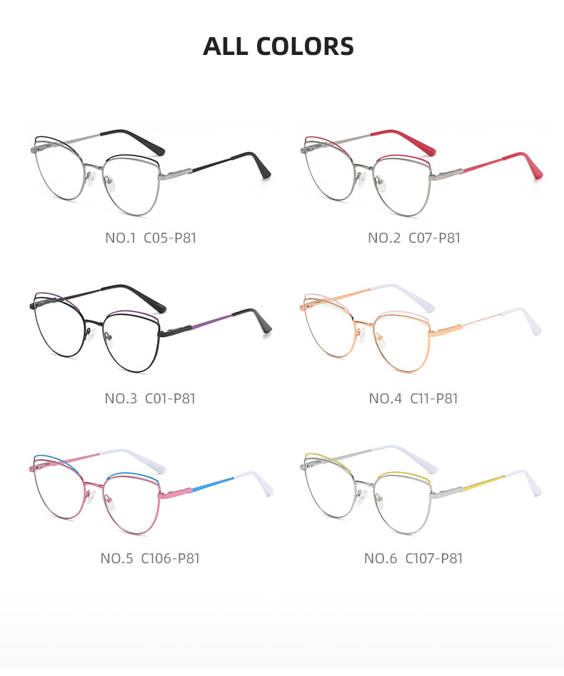 54 Size  Ins Cat Eye Womans Fashion Optical frame Vintage Eyeglasses