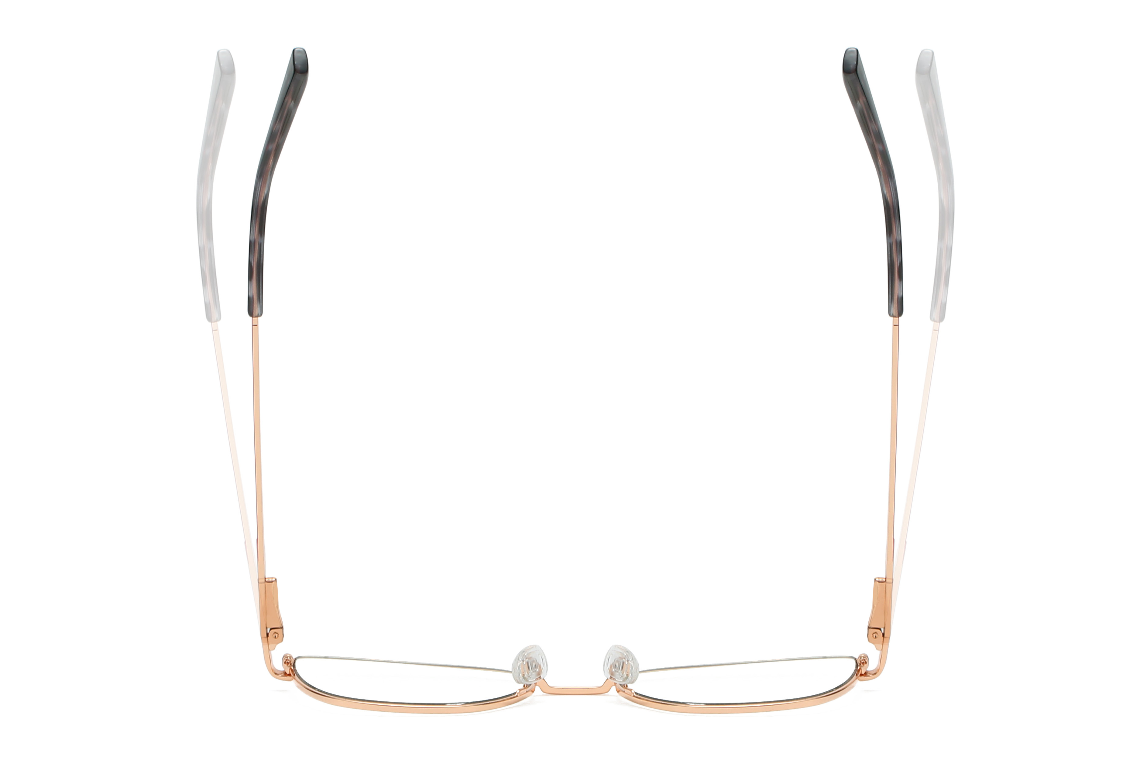 Hot Metal Womans Fashion Optical frame INS Cat Eye  Eyeglasses Spring Hinge
