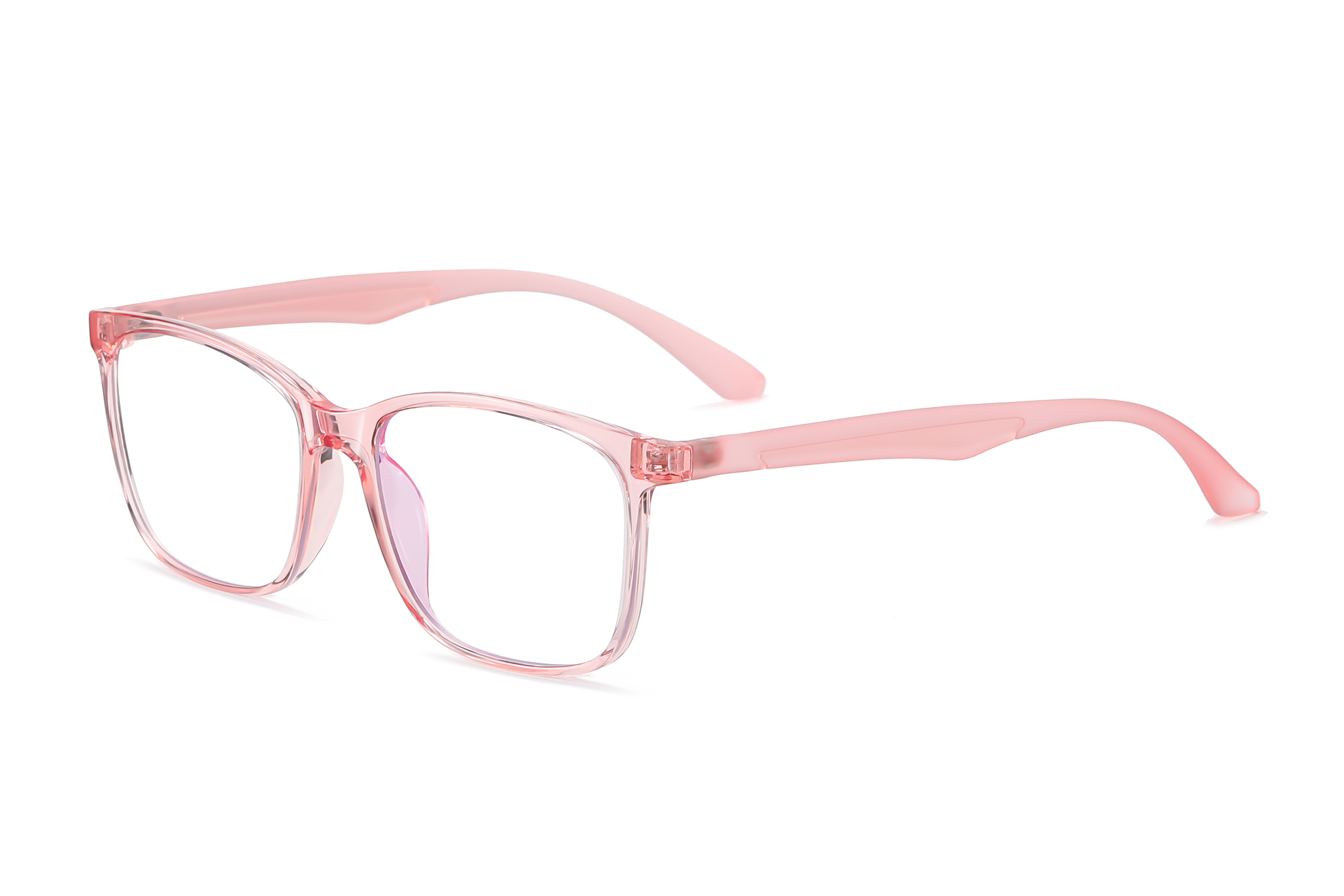 Unisex Rectangle Optical frame TR90 CP Mixed Eyeglasses Spring Hinge