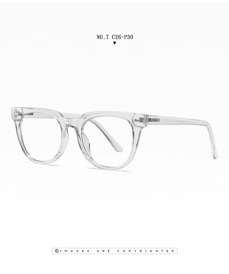 Unisex Wayfarer Optical frame TR90 CP Mixed Eyeglasses Spring Hinge