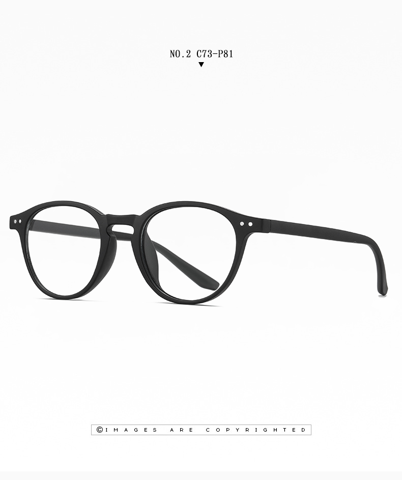 Unisex Oval Optical frame TR90 CP Mixed Eyeglasses