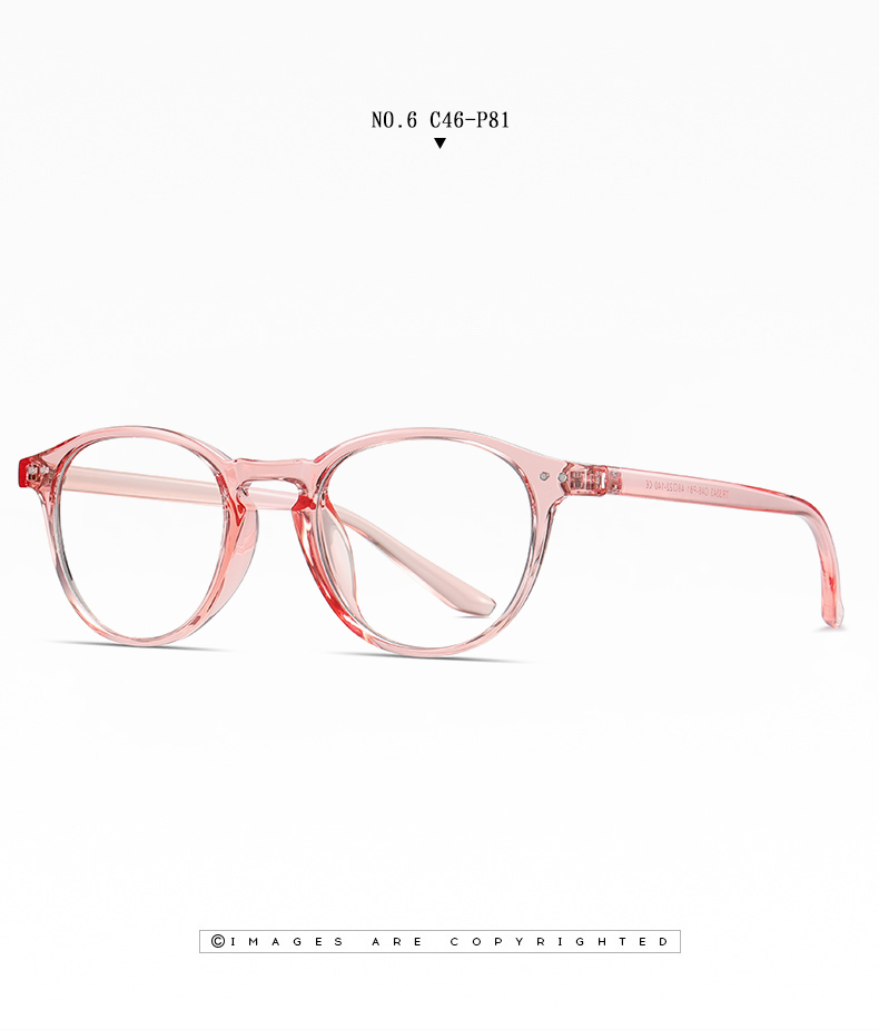 Unisex Oval Optical frame TR90 CP Mixed Eyeglasses