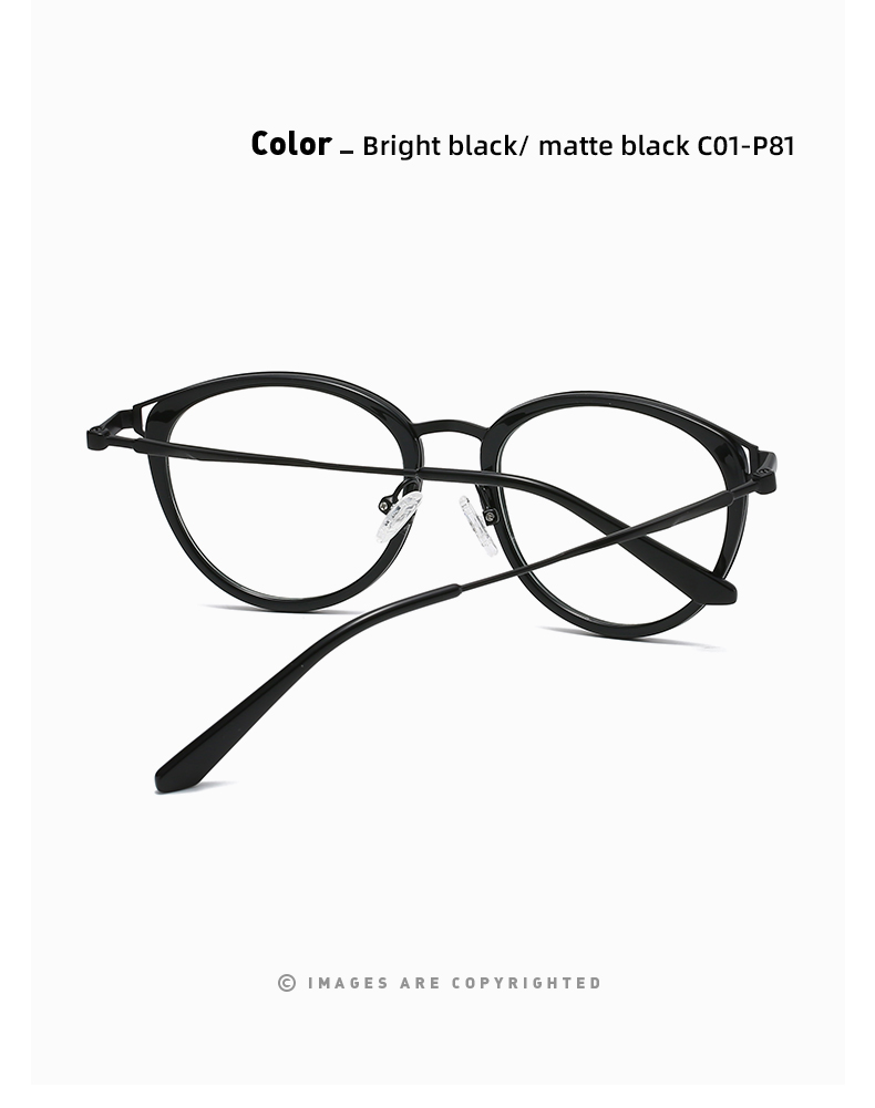Woman's  Optical frame Combination Eyeglasses Vintage Eyewear