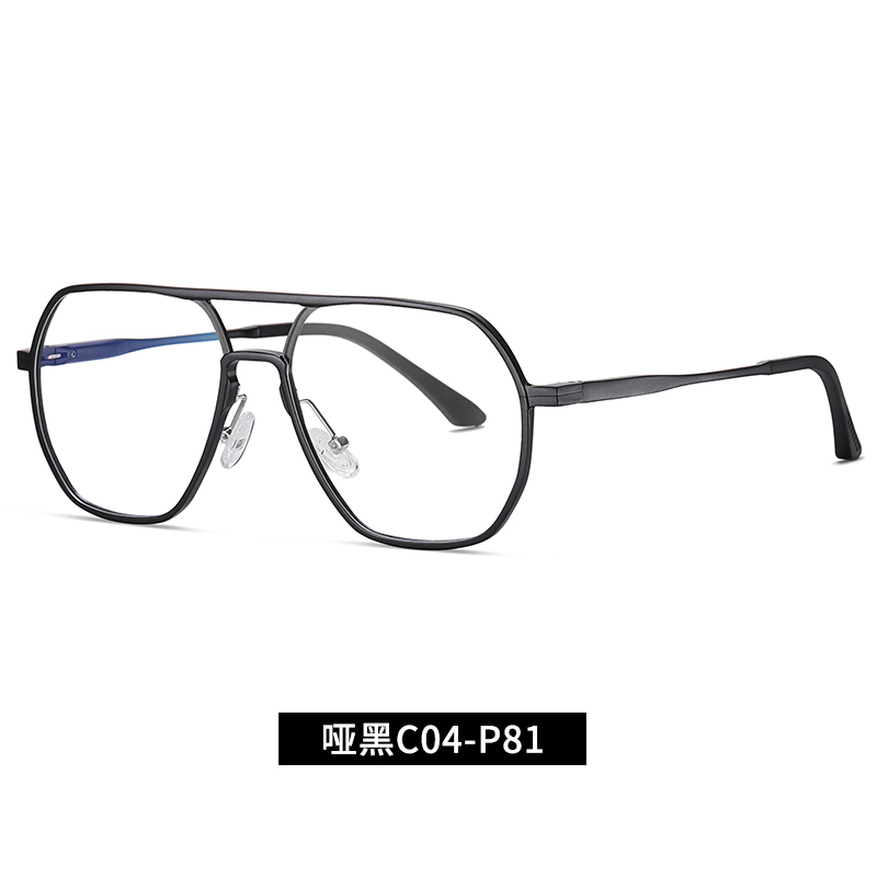 Unisex Pilot Optical frame Alloy allumium Spring Hinge Eyeglasses Vintage Eyewear