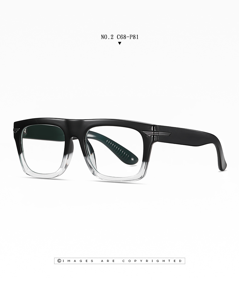 Unisex Bold Optical frame Fashion Eyeglasses TR90 Eyewear