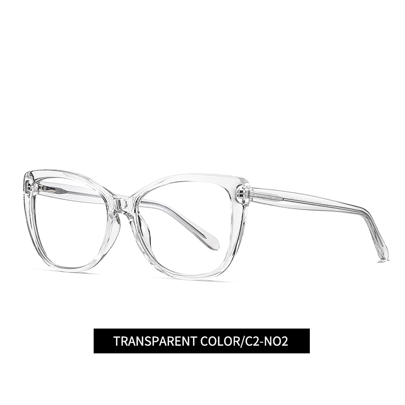 Cat Eye Optical frame TR90 CP Mixed Eyeglasses Spring Hinge