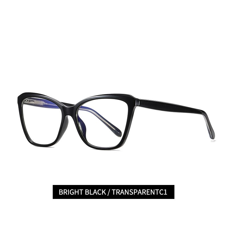 Cat Eye Optical frame TR90 CP Mixed Eyeglasses Spring Hinge