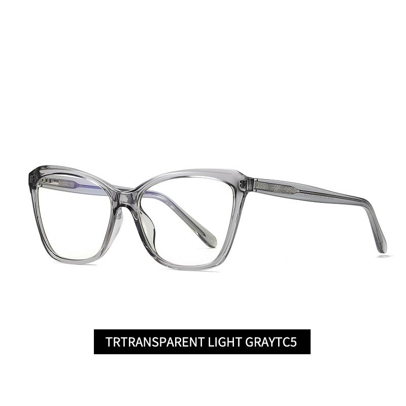Cat Eye Optical frame TR90 CP Mixed Eyeglasses Spring Hinge