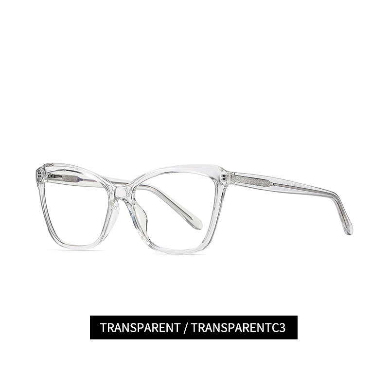 Cat Eye Optical frame TR90 CP Mixed Eyeglasses Spring Hinge