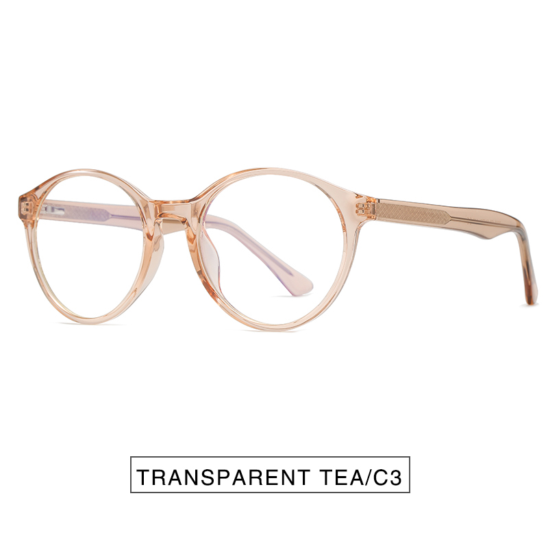 Oval Optical frame TR90 CP Temple  Eyeglasses Spring Hinge