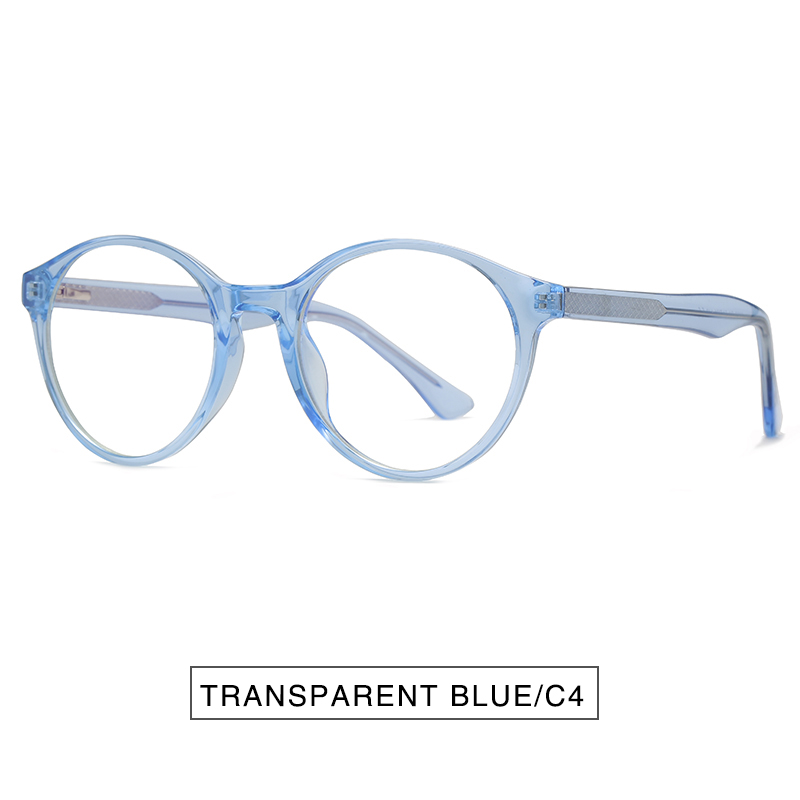 Oval Optical frame TR90 CP Temple  Eyeglasses Spring Hinge