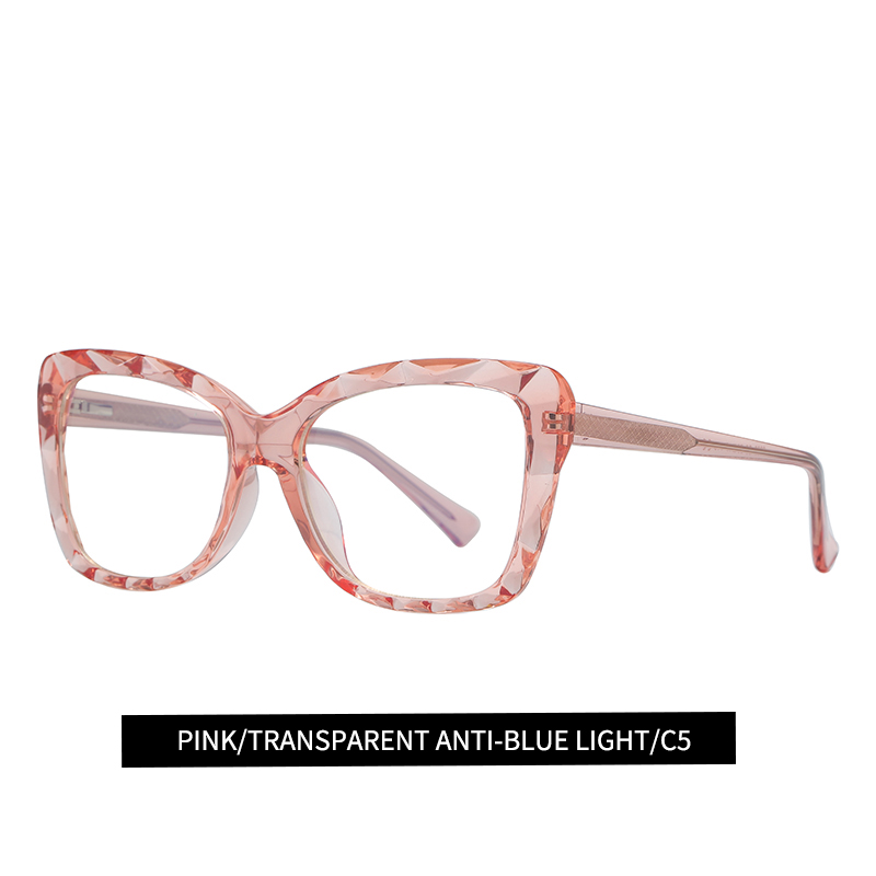 Cat Eye Optical frame TR90 CP Temple  Eyeglasses Spring Hinge