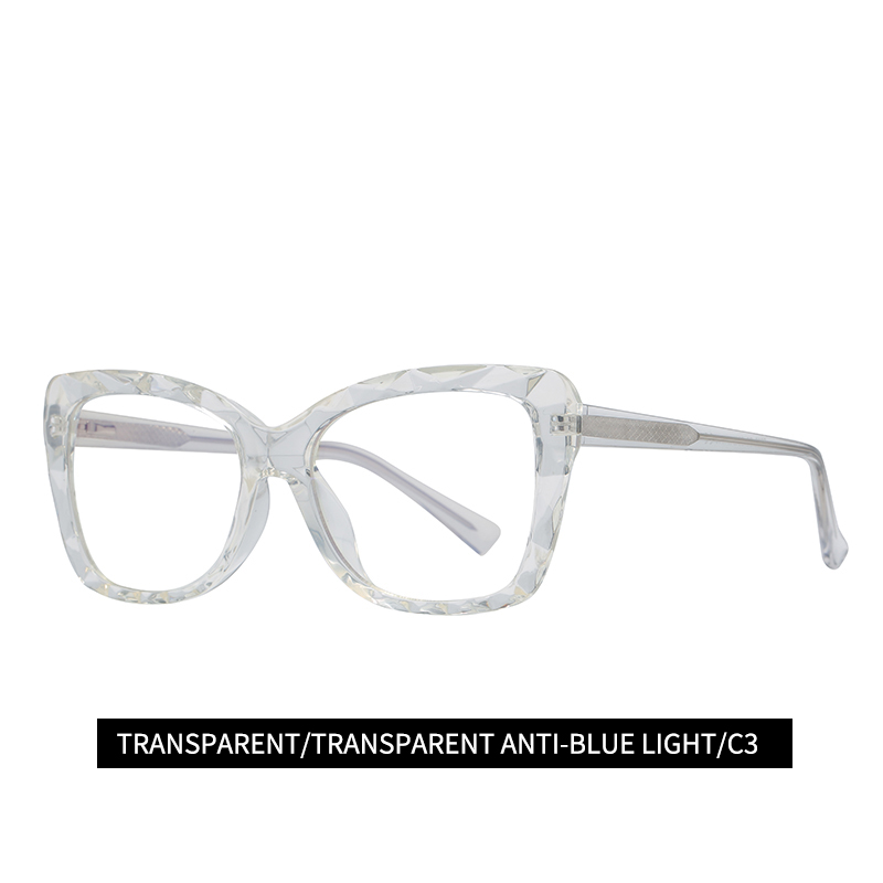 Cat Eye Optical frame TR90 CP Temple  Eyeglasses Spring Hinge