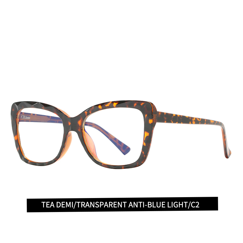 Cat Eye Optical frame TR90 CP Temple  Eyeglasses Spring Hinge