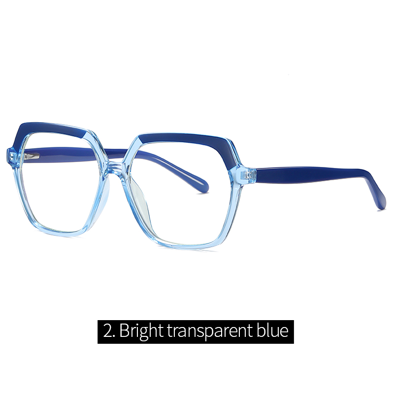 Hexagon Optical frame TR90 CP Temple  Eyeglasses Spring Hinge