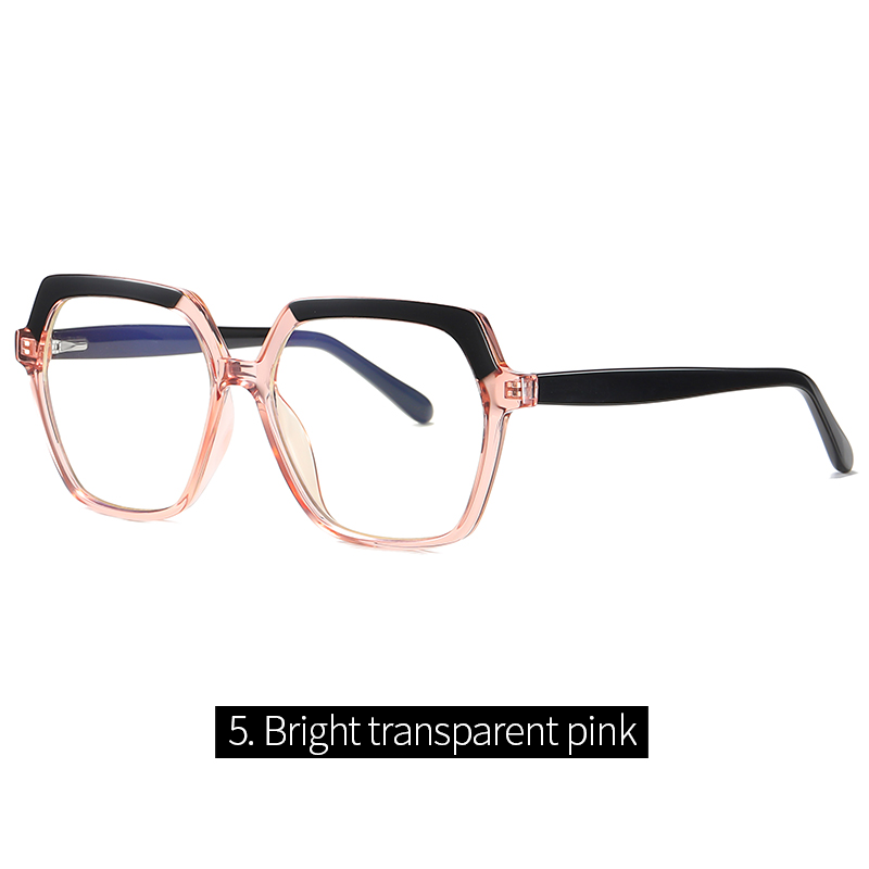 Hexagon Optical frame TR90 CP Temple  Eyeglasses Spring Hinge