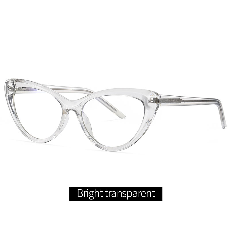 Cat Eye Optical frame TR90 CP Temple  Eyeglasses Spring Hinge