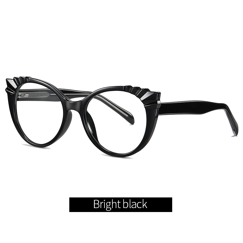 Cat Eye Optical frame TR90 CP Temple  Eyeglasses Spring Hinge