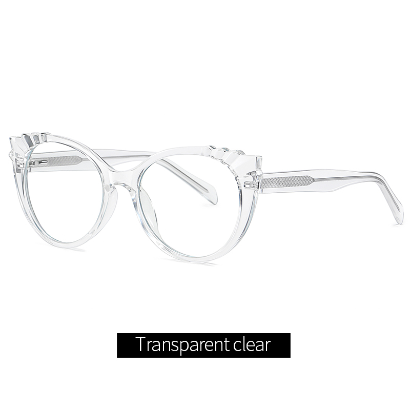 Cat Eye Optical frame TR90 CP Temple  Eyeglasses Spring Hinge