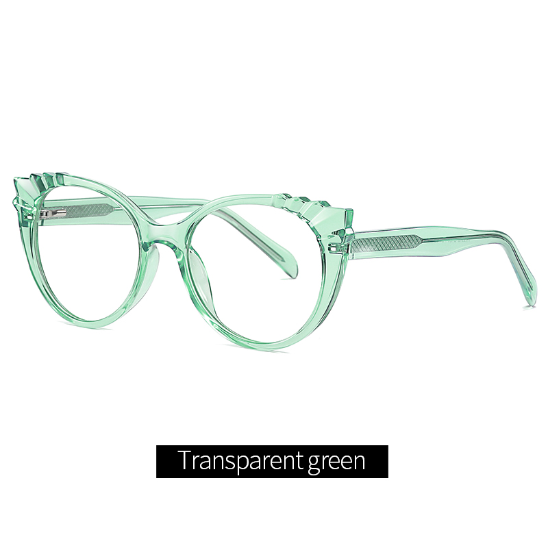 Cat Eye Optical frame TR90 CP Temple  Eyeglasses Spring Hinge