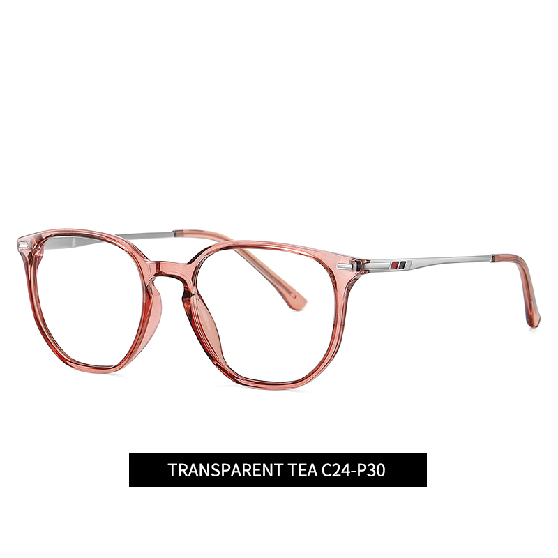 Full Rim Retro Style Optical Frame Combination Eyeglasses