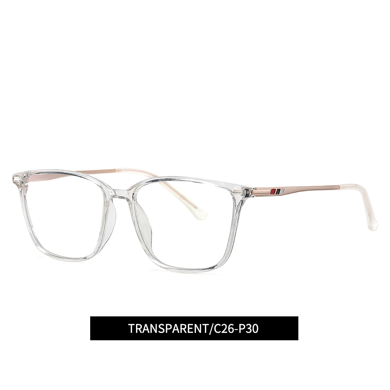 Full Rim Rectangle Optical Frame Combination Eyeglasses