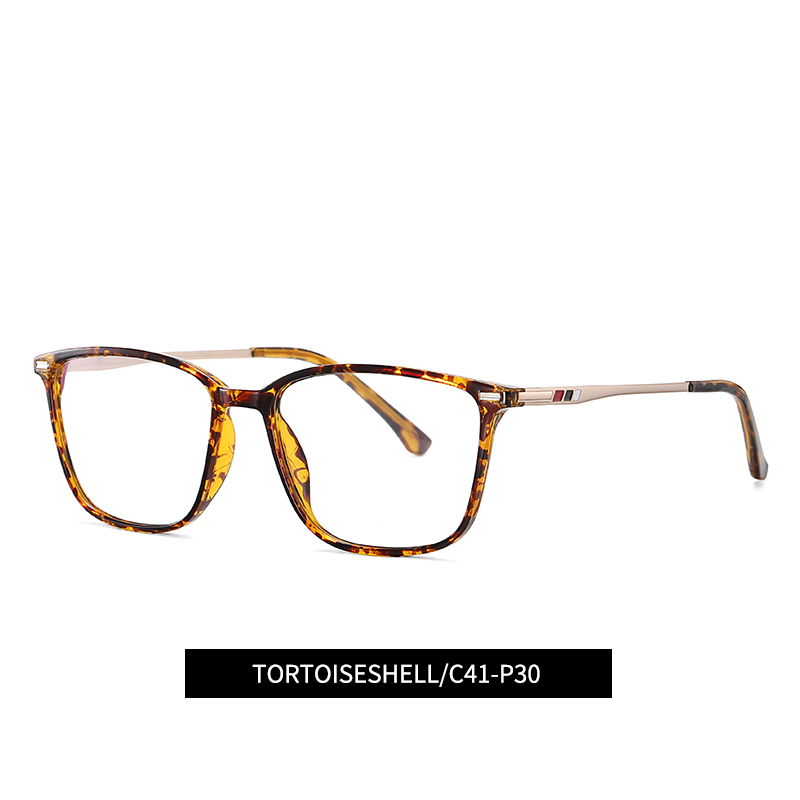 Full Rim Rectangle Optical Frame Combination Eyeglasses