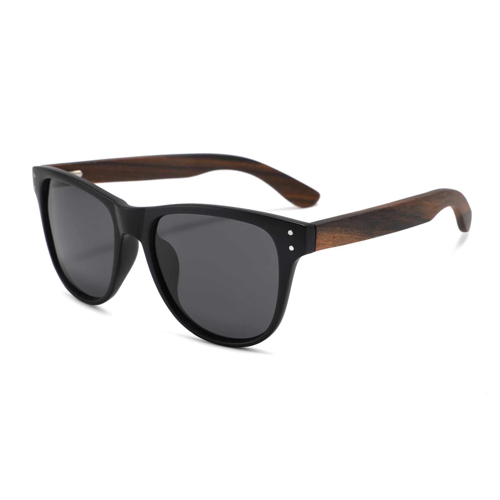 Unisex Wayfarer Natural Bamboo Wood Hand Made UV400 Polarized Sunglasses