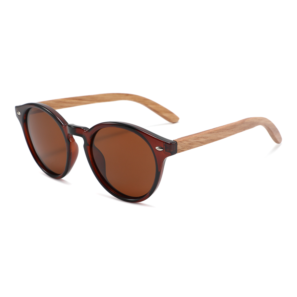 Retro Natural Bamboo Wood Hand Made UV400 Polarized Sunglasses