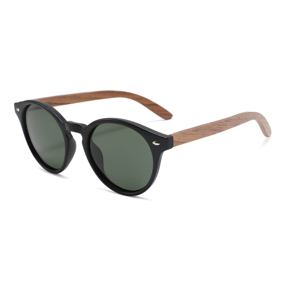 Retro Natural Bamboo Wood Hand Made UV400 Polarized Sunglasses