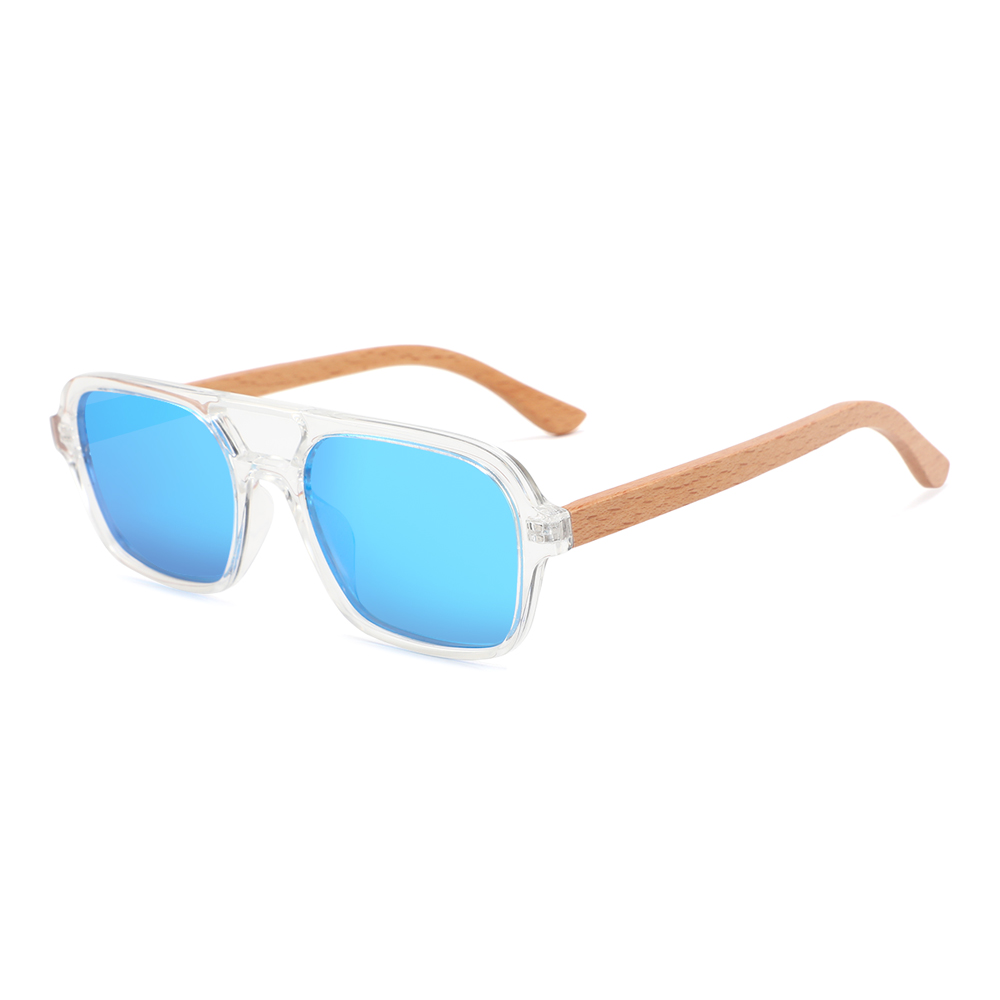 Designer Natural Bamboo Wood Hand Made UV400 Polarized Sunglasses