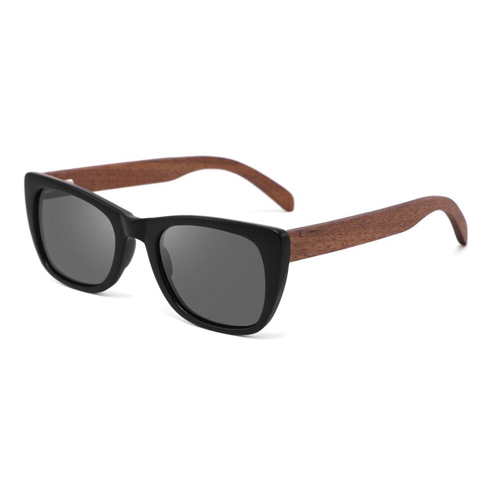 Woman's Natural Bamboo Wood Hand Made UV400 Polarized Sunglasses